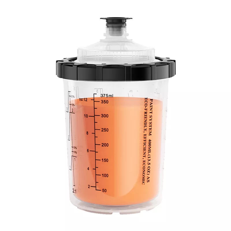 Sistemul de cupe de vopsea de unică folosință de 400 ml 2.0 este cea mai inteligentă alegere pentru vopsirea auto și industrială modernă