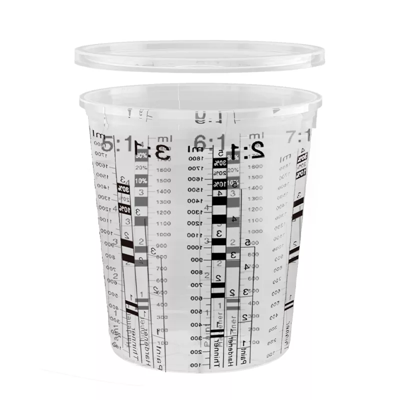 Cupa de amestecare a vopselelor auto 2250 ml cu capac