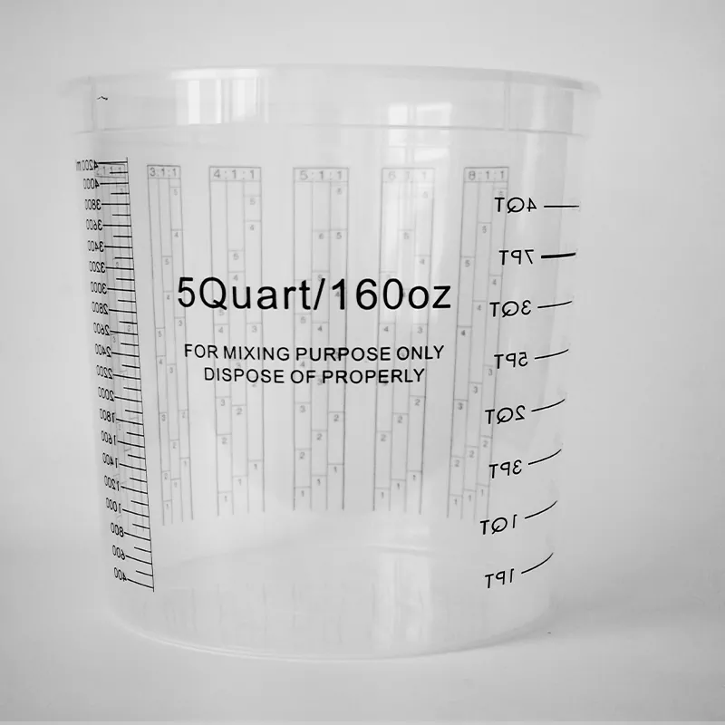 Cupa de amestecare a vopselelor auto 5000 ml cu capac