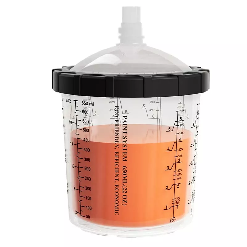 650ML Sistem de cupe de vopsea de unică folosință 4.0