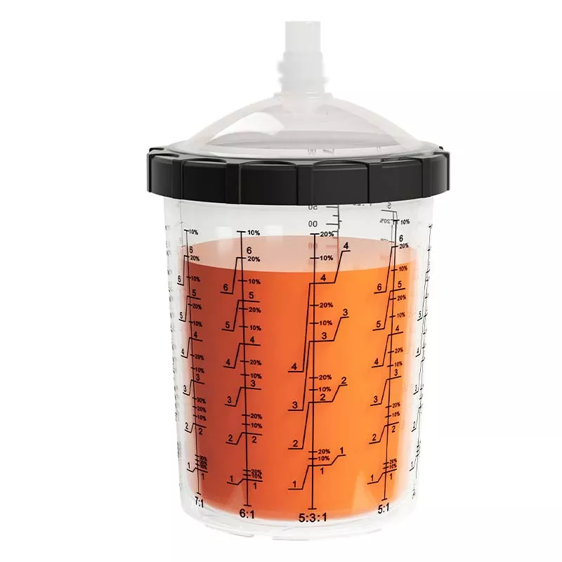 Sistem de cupe de vopsea de unică folosință de 850 ml 4.0